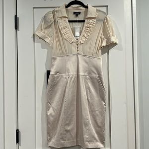 New Bebe beige pencil dress